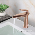 Oily Bronze Bathroom Faucet, Single Hole Faucet Mixer